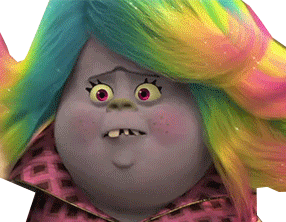 Bridget Trolls Nervous Unsure Expression