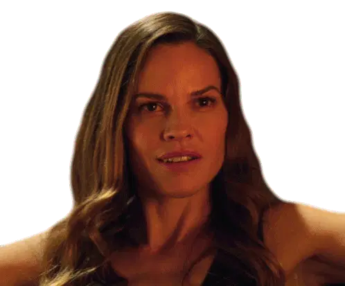 Hilary Swank as Detective Valerie Quinlan Smiling