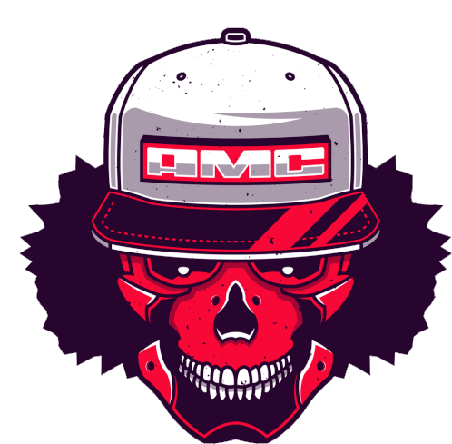 Middleclassmy Crowned Skull Blinking Sticker