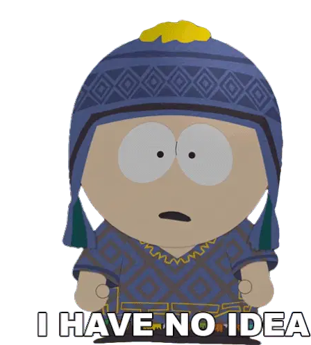 Craig Tucker: I Have No Idea South Park Sticker