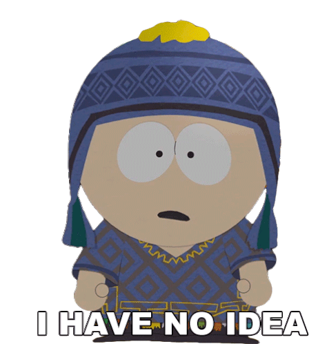 Craig Tucker: I Have No Idea South Park Sticker
