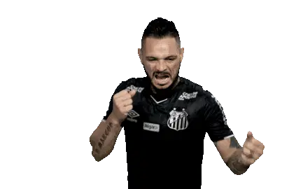 Santos FC Football Player Cheering Sticker