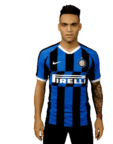 Lautaro Martinez Inter Milan Football Sticker