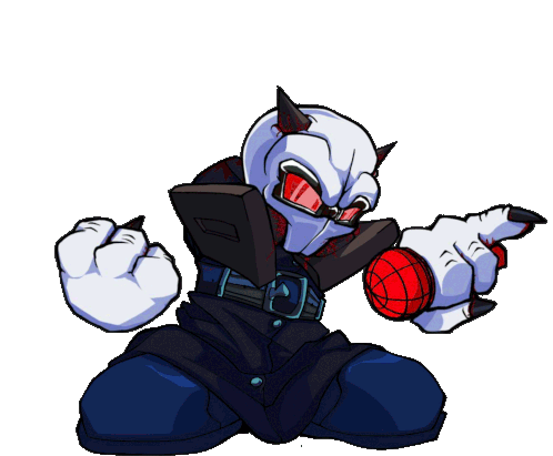 Mag Agent Torture: Mic & Pointing Pose Sticker