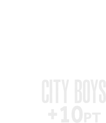 City Girls CITY BOYS +10PT Sticker