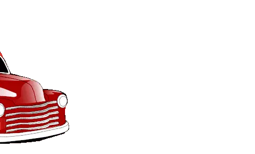 Gsi Gsimfab Classic Red Chevy Truck Sticker