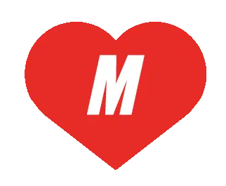 Metropol Nauticas Corazón con M Sticker