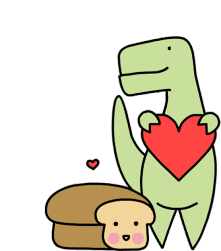 Loof And Timmy Bread Love Sticker