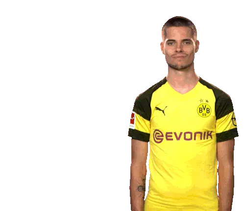 BVB Dortmund Player Waving Goodbye Sticker