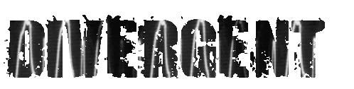 Diver Sticker: Glitchy ERGE Text