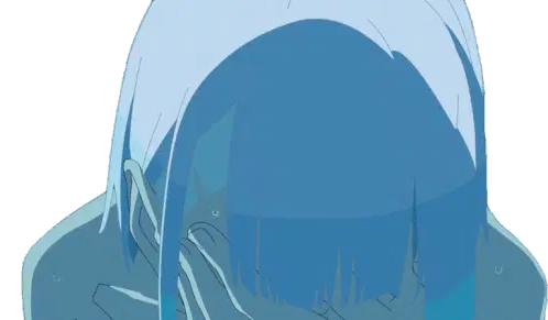 Shocked Lucy from Cyberpunk Edgerunners Sticker