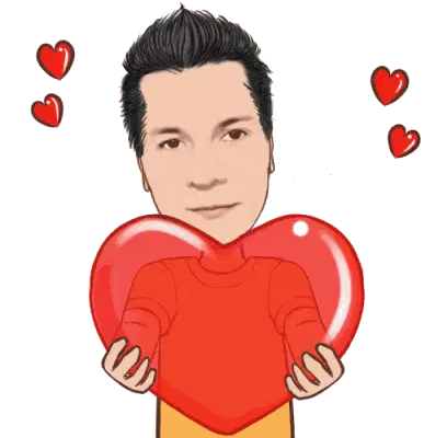 Monigote Apaixonado: Coração de Amor