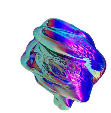 Iridescent Abstract Rotating Optical Illusion