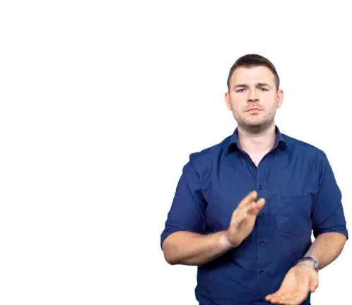 Marc Meese Really Hand Gesture Sticker