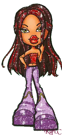 Sasha Bratz: Glittering Smile Animated Sticker