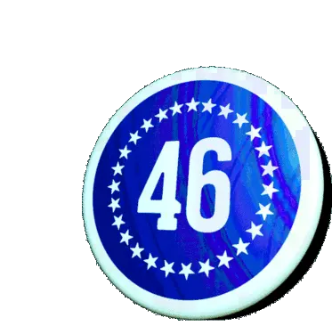46 46th President Sticker
