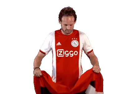 Ajax Player Waving Amsterdam Flag
