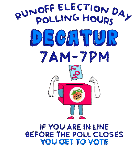 Decatur Georgia Runoff Election Day Polling Hours