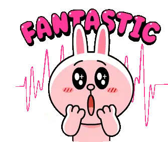 Fantastic Cony Rabbit Sticker