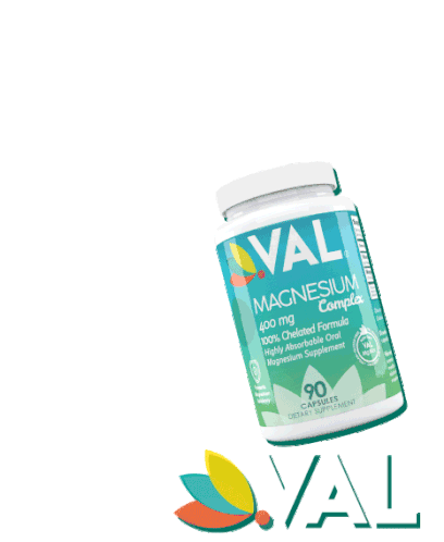 Val Magnesium Complex Supplement Bottle Sticker