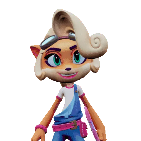 Coco Bandicot Confused Reaction Sticker