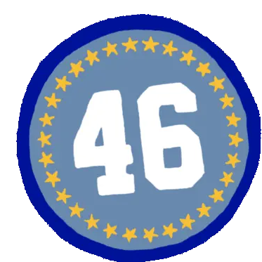 46 46th President Sticker