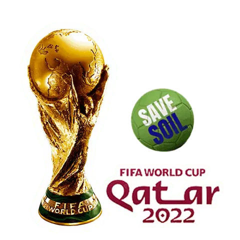 FIFA World Cup Qatar 2022 Save Soil Trophy Sticker