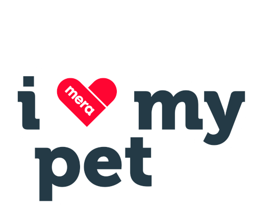 Mera I Love My Pet Logo Sticker