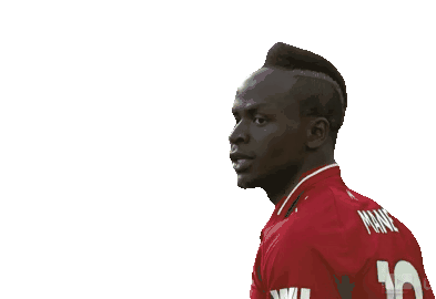 Sadio Mane Thumbs Up Transparent Sticker