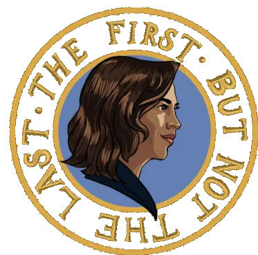 The First But Not The Last Kamala Harris Sticker