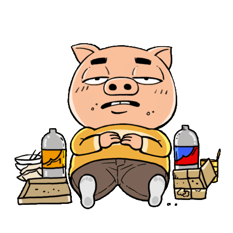 Pigs Piglets: Stuffed & Tired