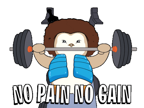 Pudgy Penguin Bench Press: No Pain No Gain
