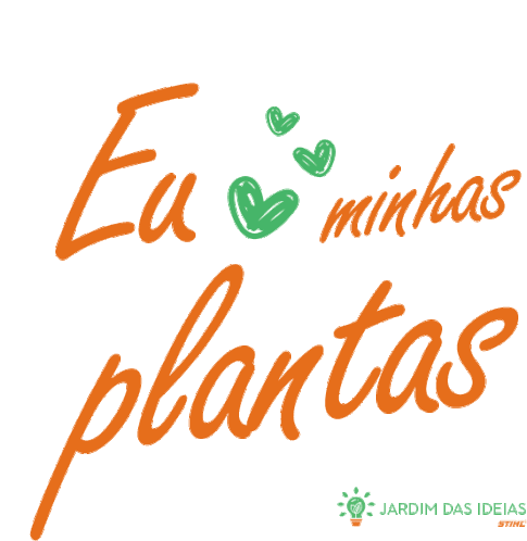Jardim das Ideias: I Love My Plants Sticker