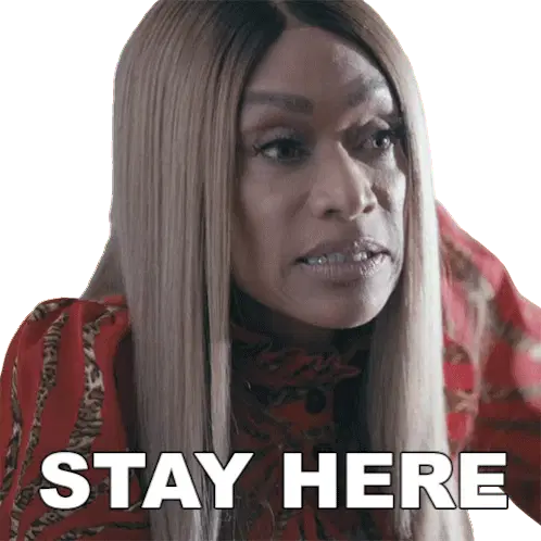 Chantel Says Stay Here Sticker