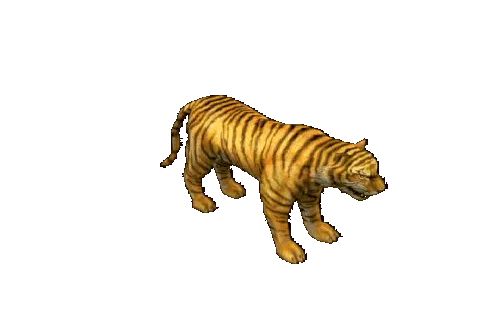 Lrdna Le's Animated Tiger Sticker