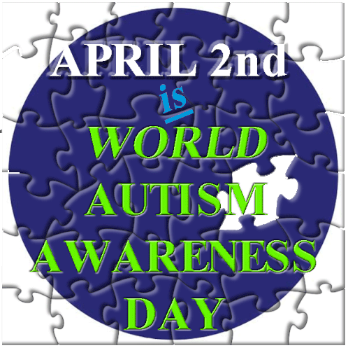 April 2nd World Autism Awareness Day Sticker