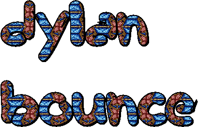Dylan Bounce Animated Text Sticker