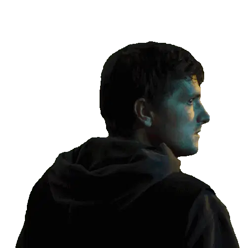 Josh Hutcherson as Mike Schmidt Looking Around