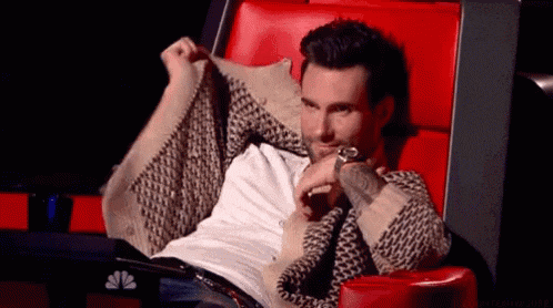 Adam Levine's Shy Reaction