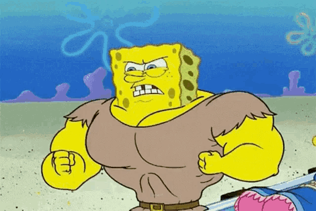 Spongebob Gets Ripped