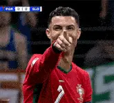 Cristiano Ronaldo Laughing and Pointing