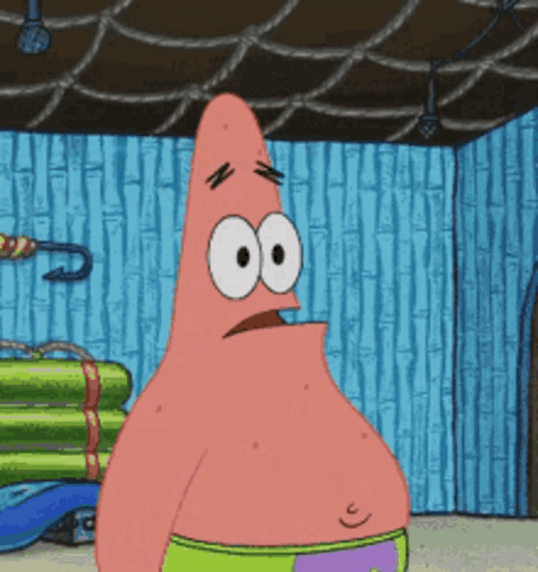 Patrick Star Mind Blown Reaction