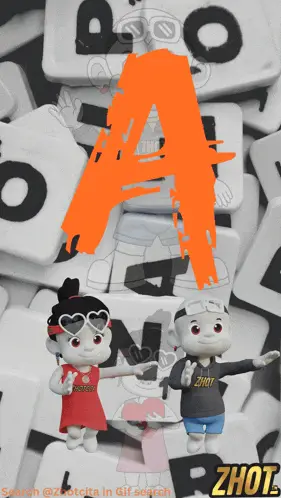 A Aa: Animated Dance with Letter A