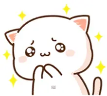 Peach Goma: Cute Sparkling Cat