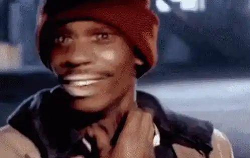 Raquita Dave Chappelle as Tyrone Biggums Smiling