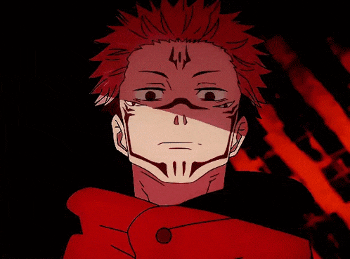 Jujutsu Kaisen: Sukuna's Intense Gaze