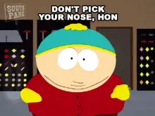 Cartman Tells Liane Not to Pick Nose