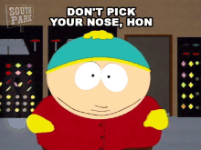 Cartman Tells Liane Not to Pick Nose