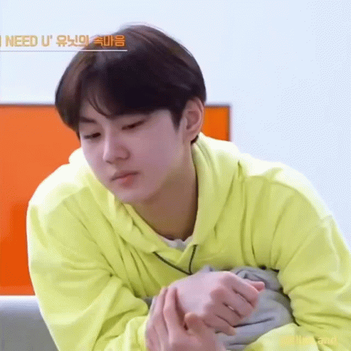 Yang Jungwon in Yellow Hoodie