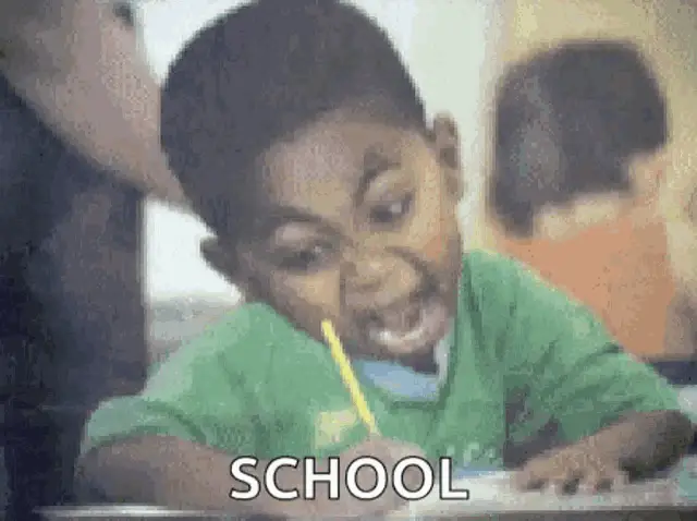 Angry Kid Doing School Work Meme – school memes meme GIF free download no watermark 2026